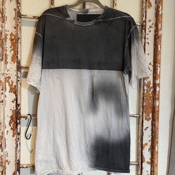 Hamcus Unpredictable Forms Men’s T-shirt L Black & Gray EUC